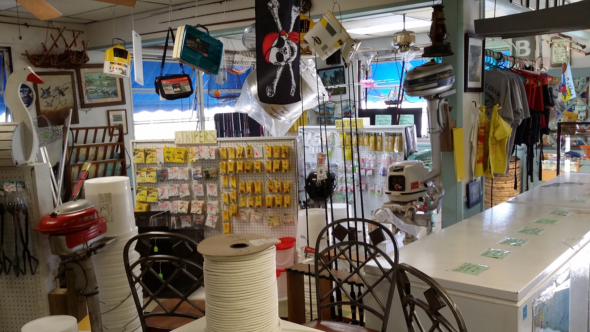 large selection of tackle